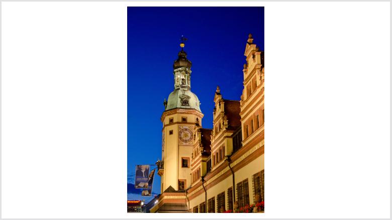 Das alte Rathaus bei Nacht